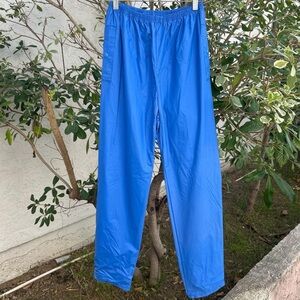Vintage 1990s Columbia Sportswear Blue Nylon Rain Pants Mens S
